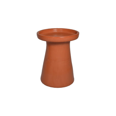 BOUGEOIR PIEDESTALE TADELAKT TERRACOTTA (6901233352746)