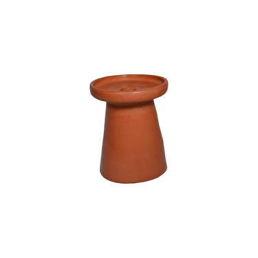 BOUGEOIR PIEDESTALE TADELAKT TERRACOTTA (6901233352746)