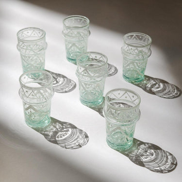6 VERRES BELDI MM EN VERRE DECORE (10335012167)