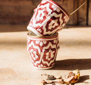 Tasse à café fassia aubergine gold (8093045227839)