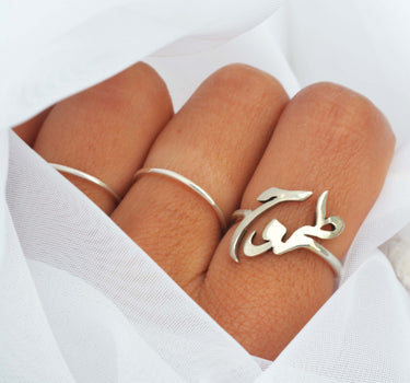 BAGUE " AMBITION" EN ARGENT (3929564741655)