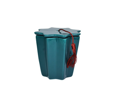 BOÎTE ÉTOILE POMPON VERT FONCE (6901386084394)