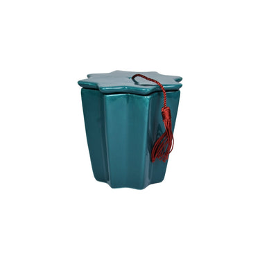 BOÎTE ÉTOILE POMPON VERT FONCE (6901386084394)
